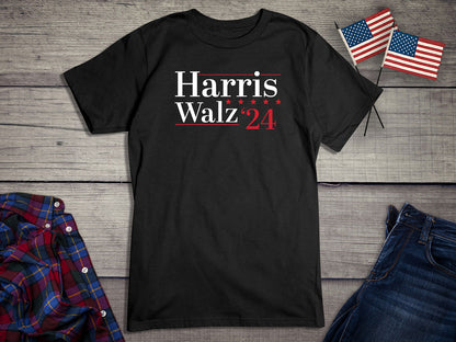 Harris Walz 24 Stars T-Shirt