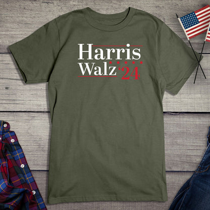 Harris Walz 24 Stars T-Shirt