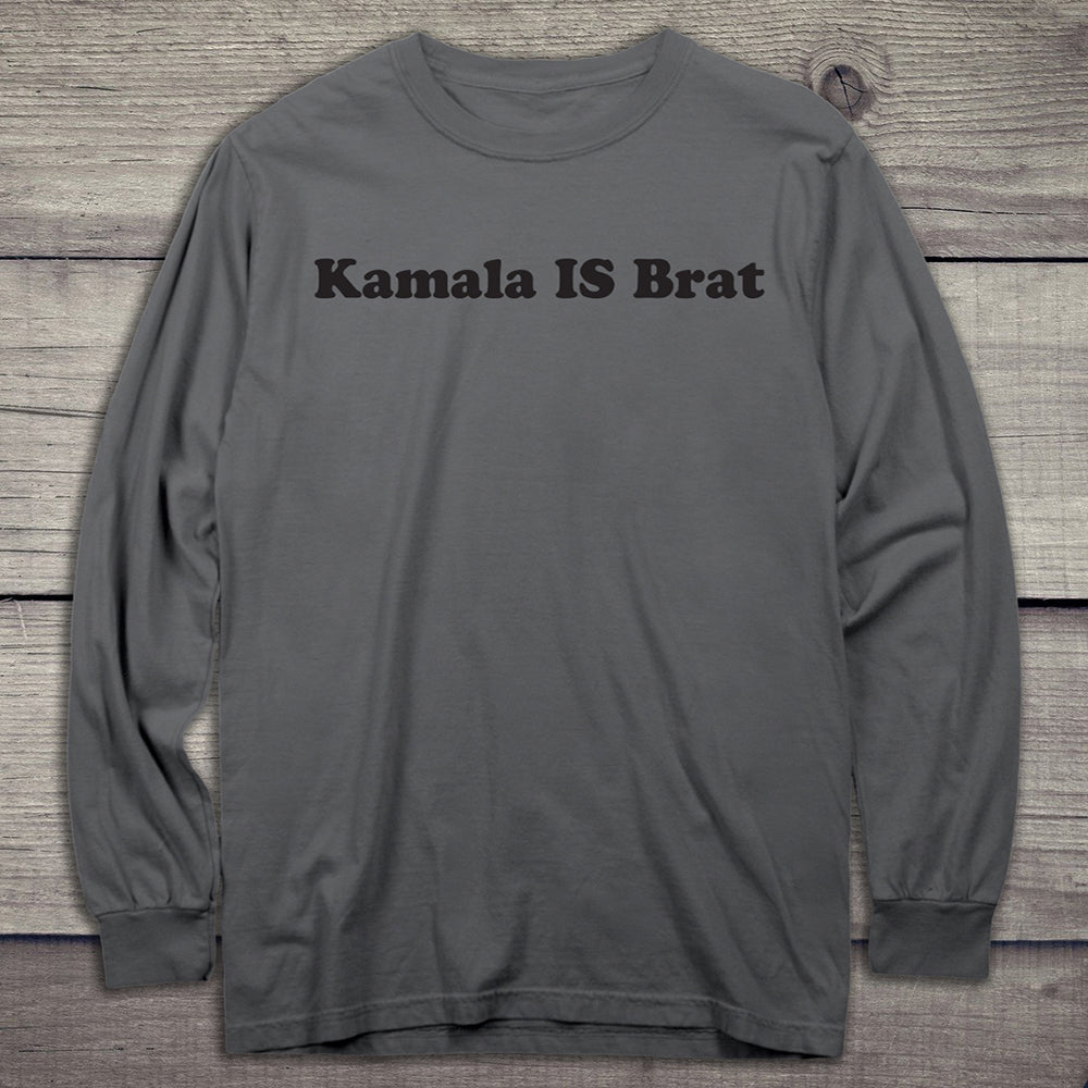 Kamala Is Brat Long Sleeve Tee