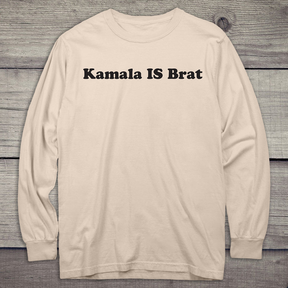 Kamala Is Brat Long Sleeve Tee