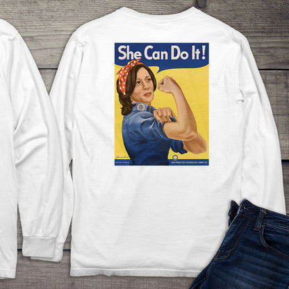 Kamala She Can Do It Long Sleeve Tee