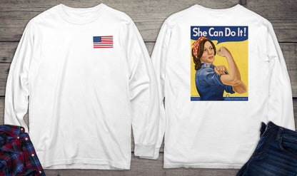 Kamala She Can Do It Long Sleeve Tee