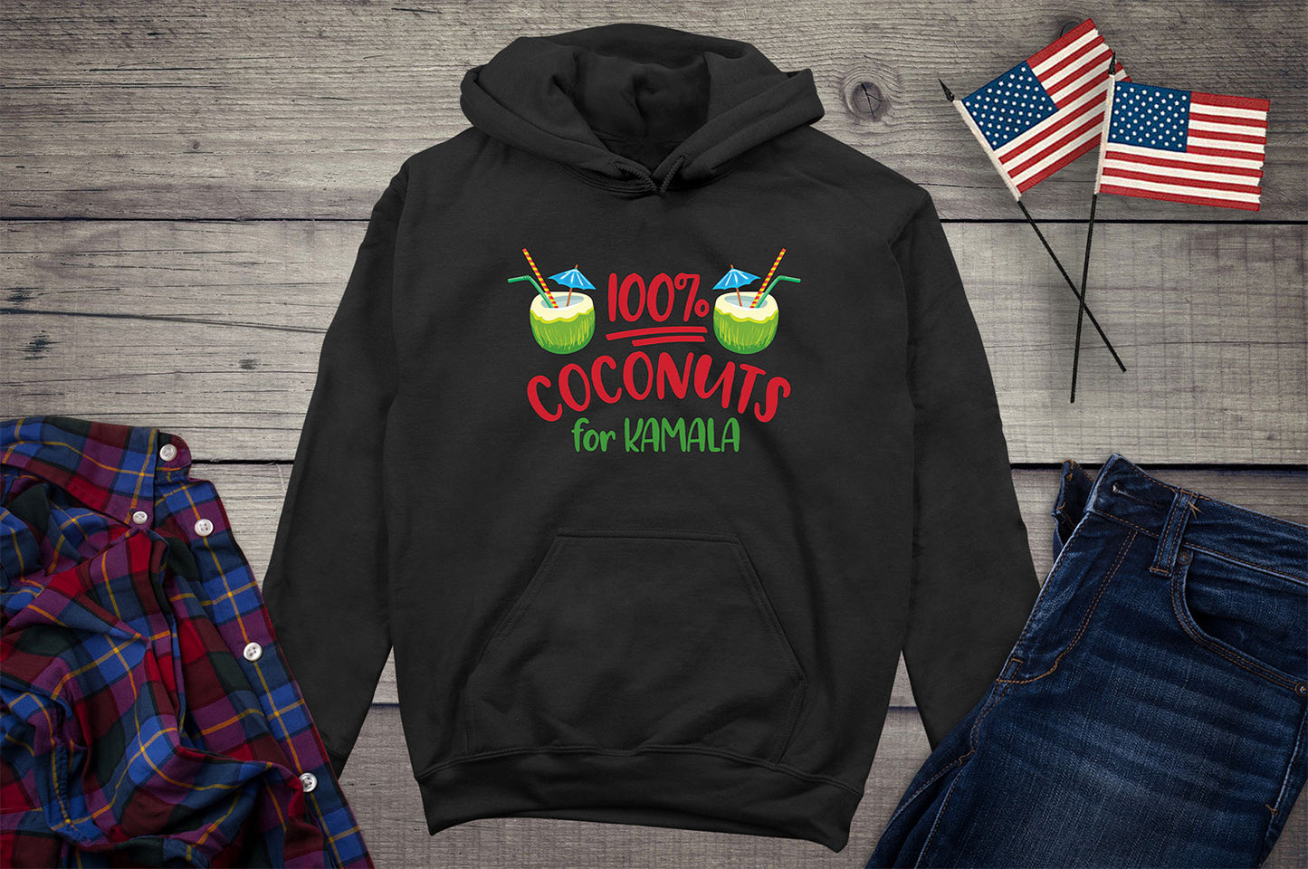 Coconuts For Kamala Hoodie