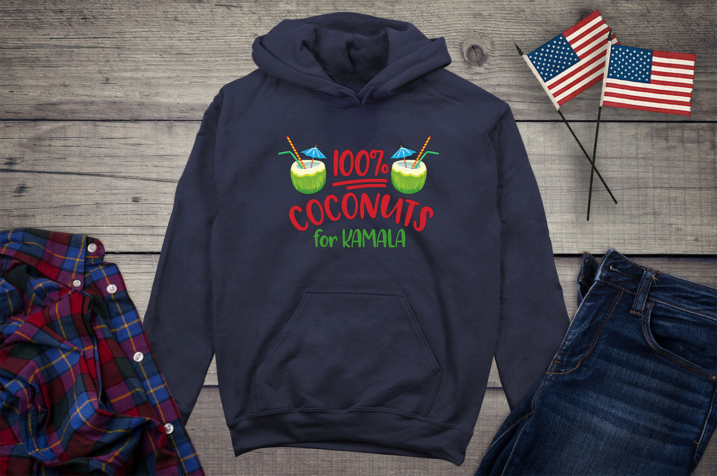 Coconuts For Kamala Hoodie