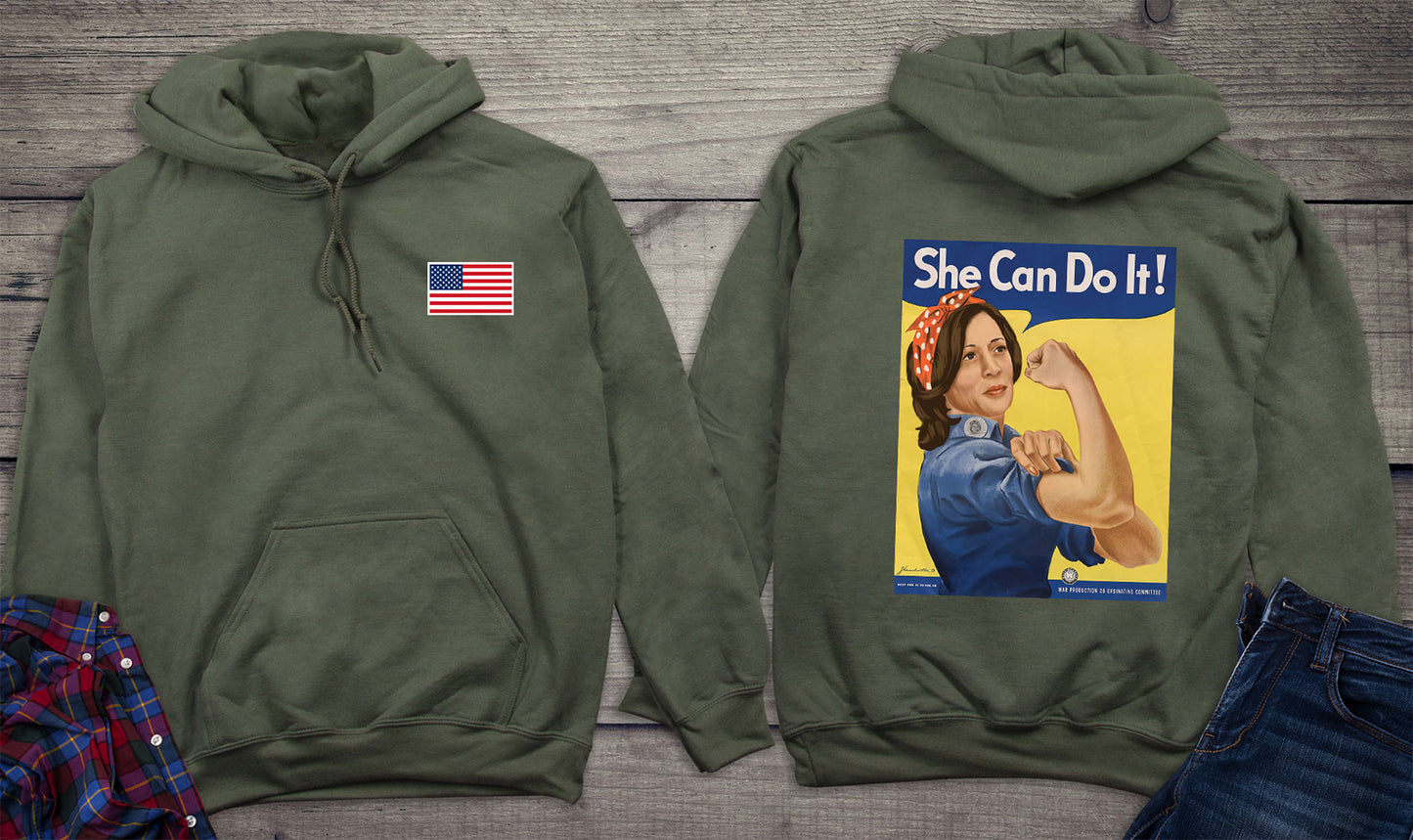 Kamala She Can Do It Hoodie