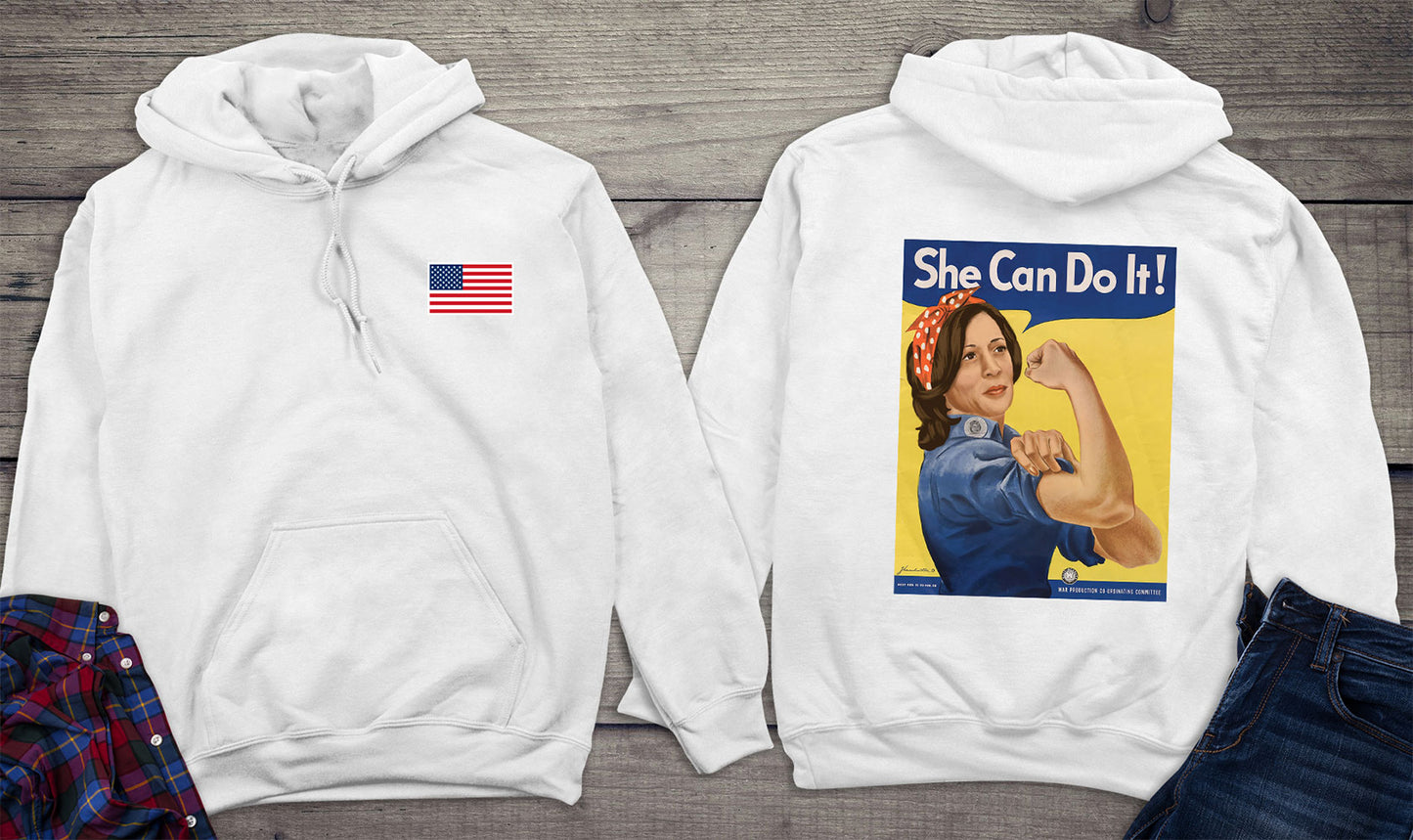 Kamala She Can Do It Hoodie