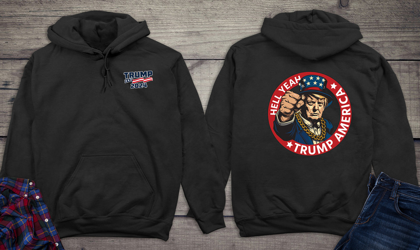 Trump America With Crest Hoodie