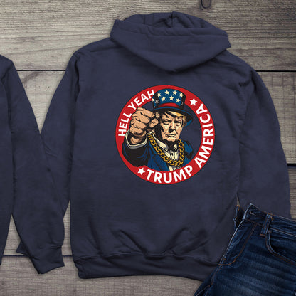 Trump America With Crest Hoodie