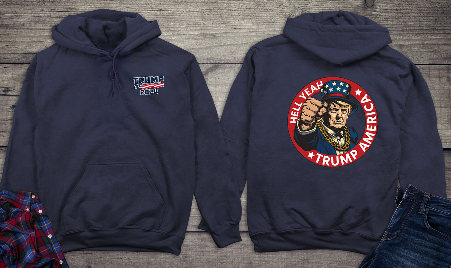 Trump America With Crest Hoodie