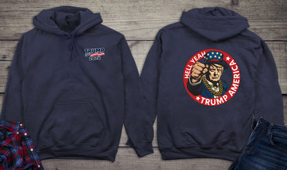 Trump America With Crest Hoodie