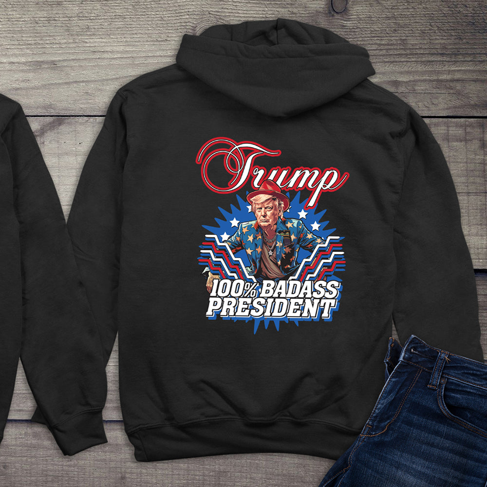 Badass President With Crest Hoodie