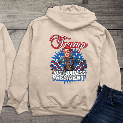 Badass President With Crest Hoodie