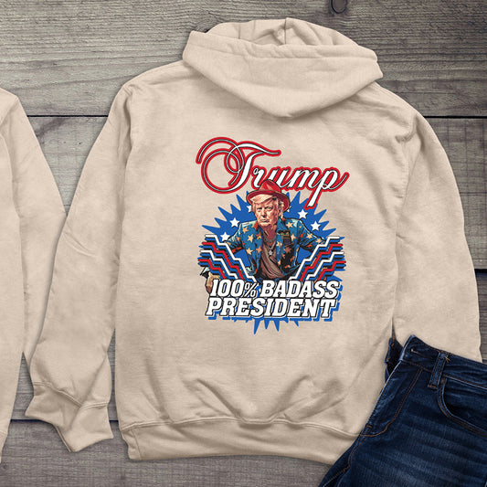 Badass President With Crest Hoodie