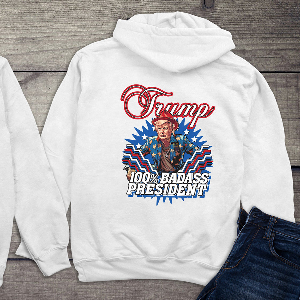 Badass President With Crest Hoodie