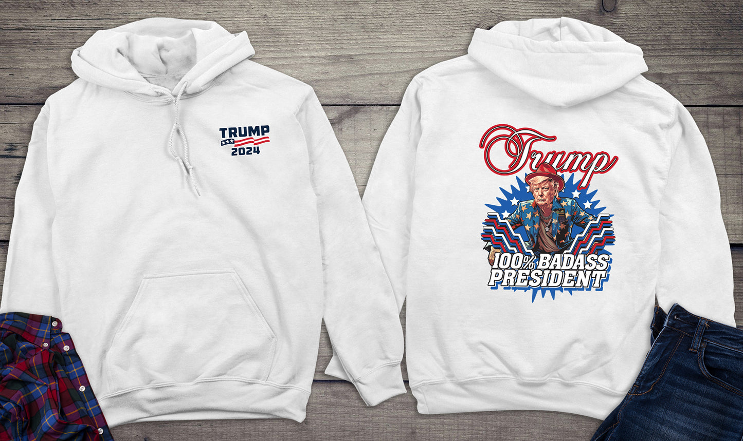 Badass President With Crest Hoodie