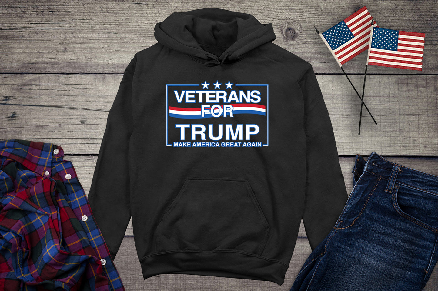 Veterans For Trump Hoodie