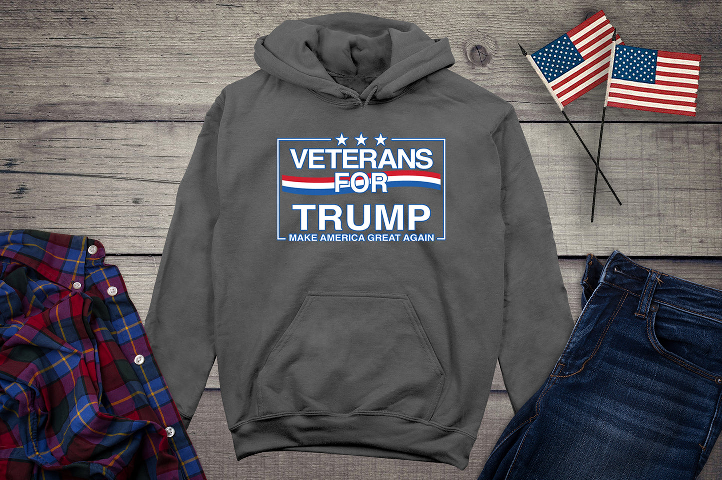 Veterans For Trump Hoodie