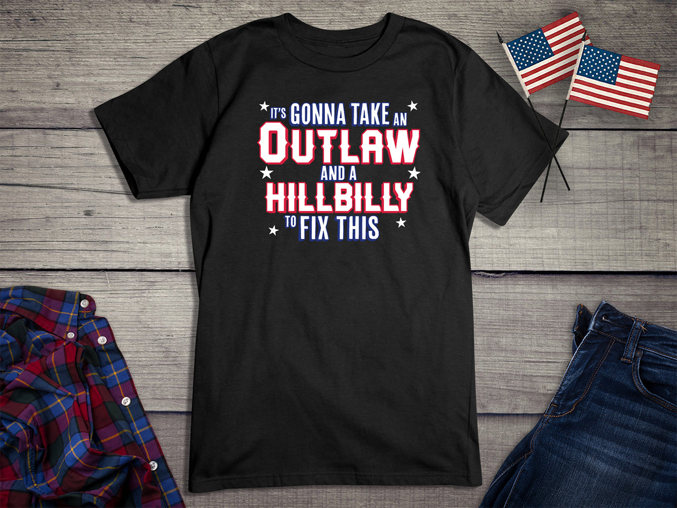 Outlaw And A Hillbilly T-Shirt