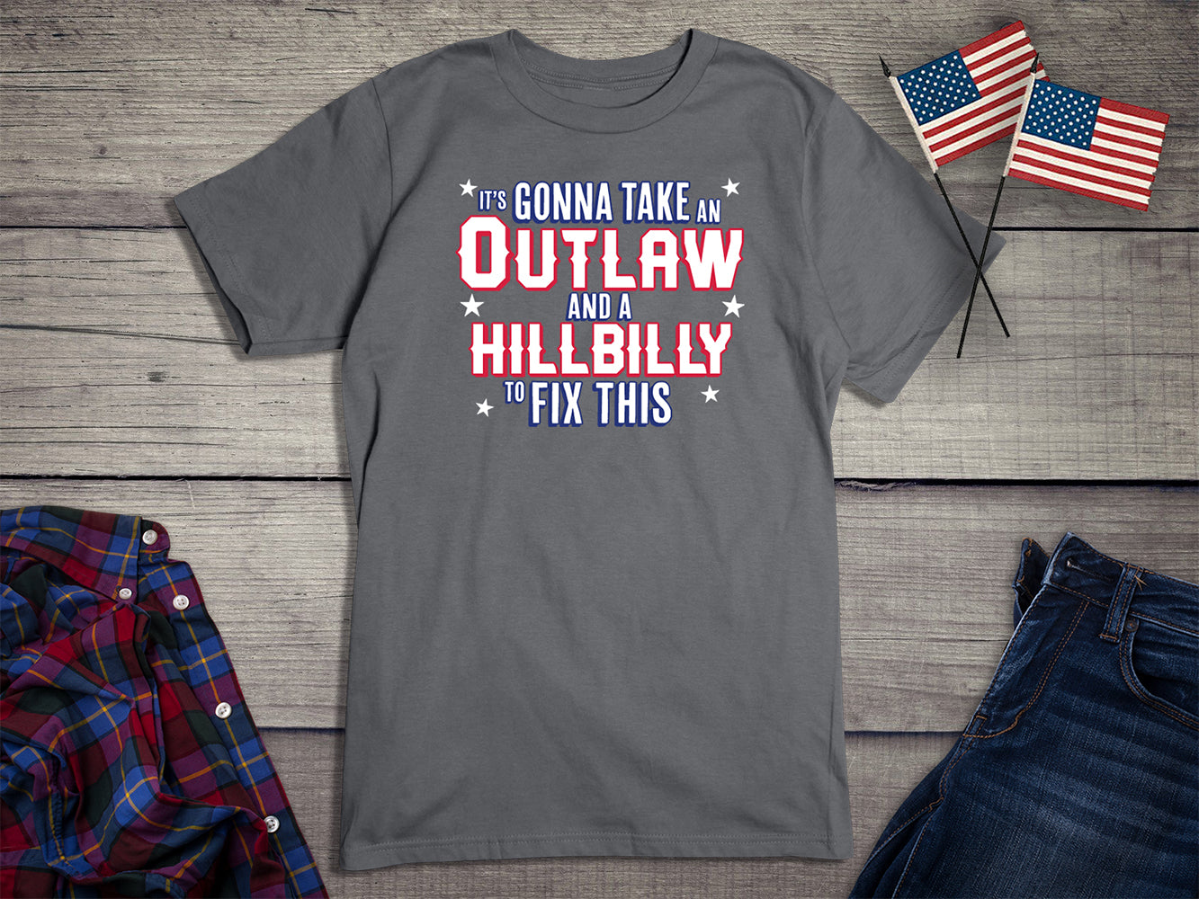 Outlaw And A Hillbilly T-Shirt