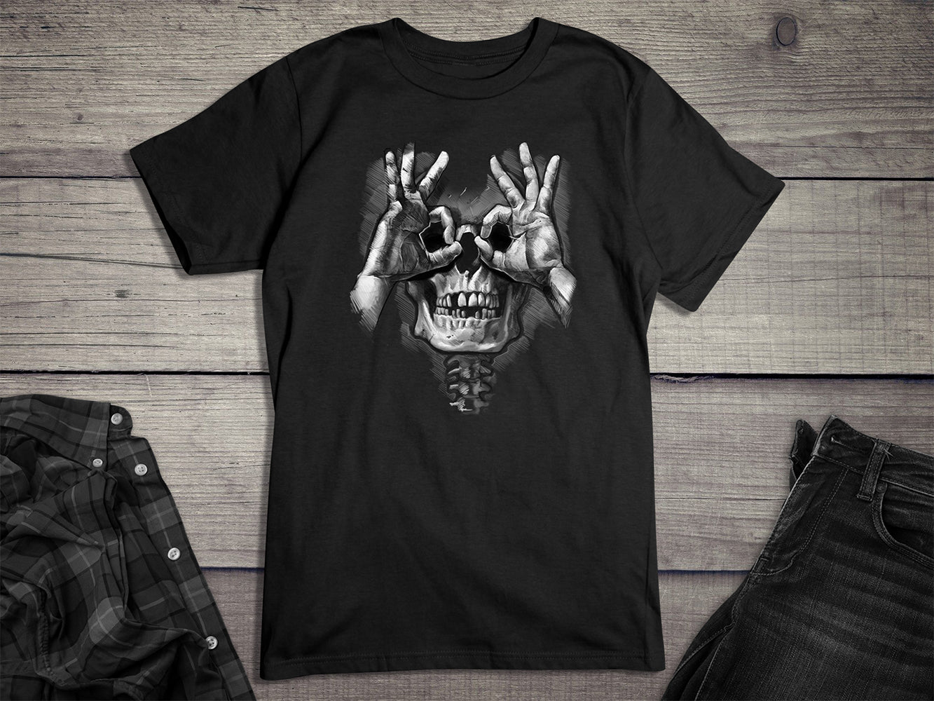 Luctus Skull Hands T-Shirt