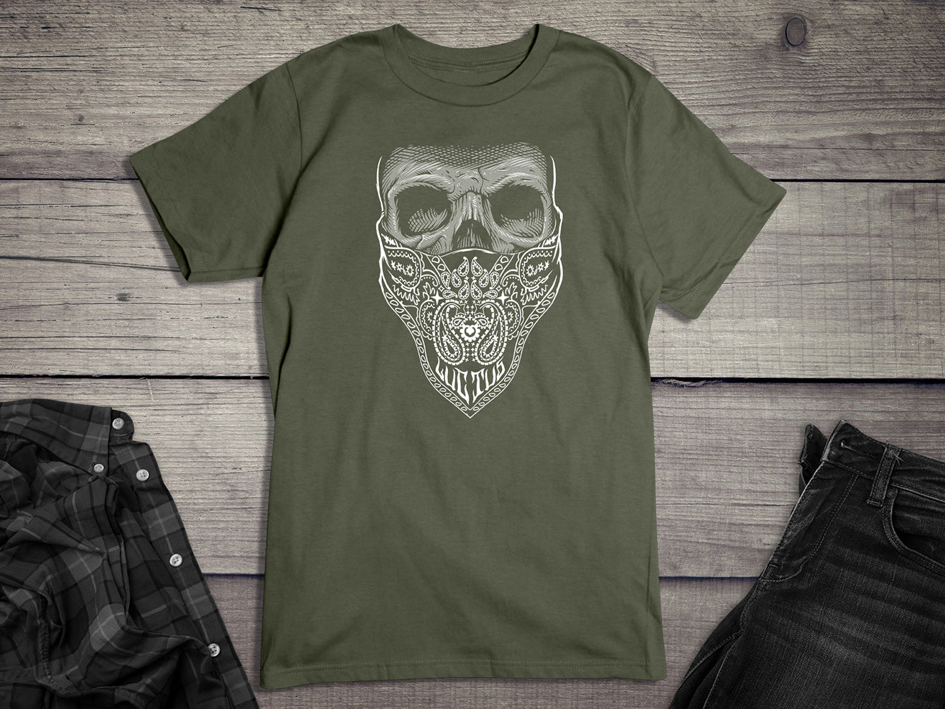 Bandana Skull , T-Shirt