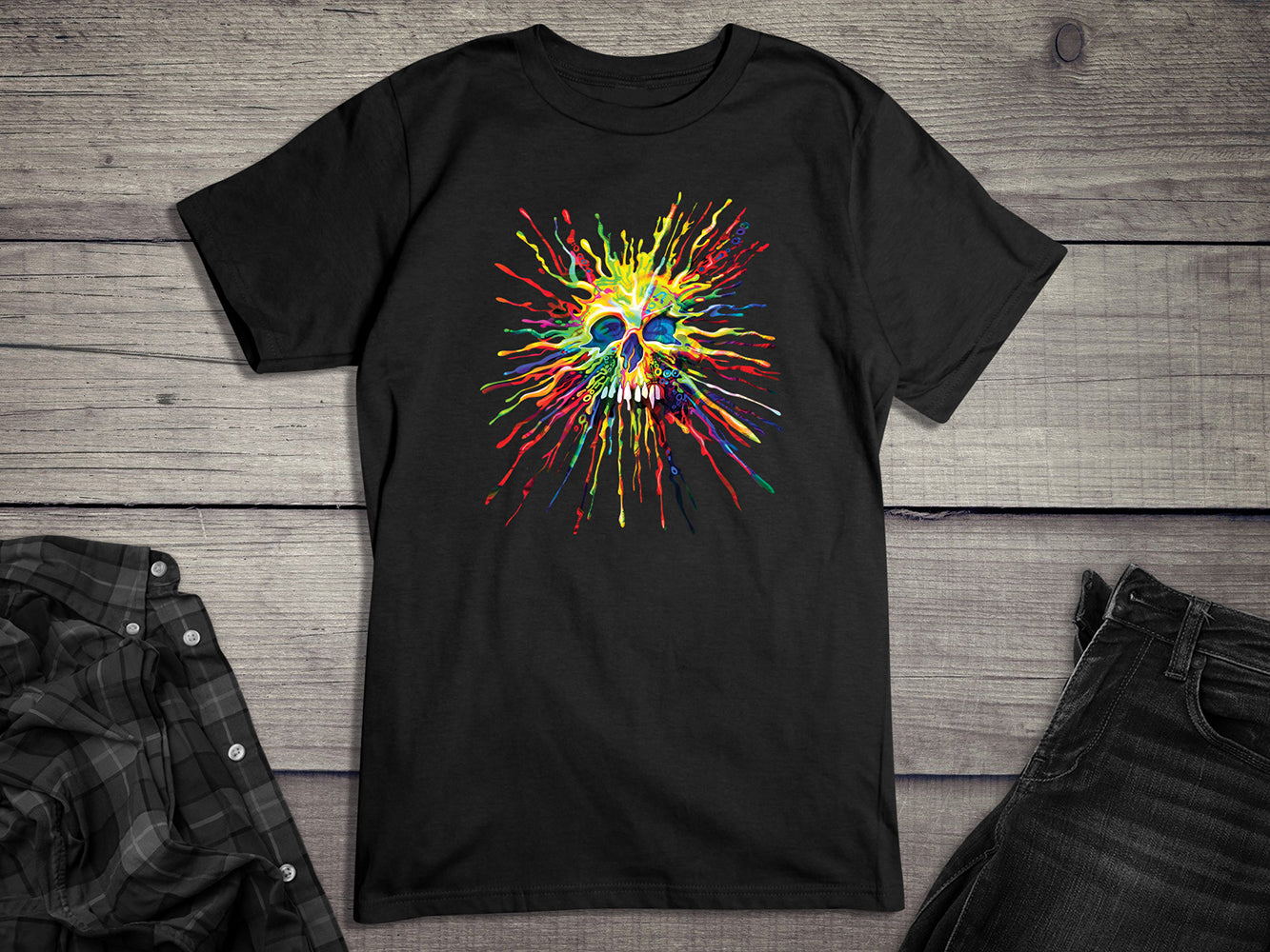 Splatter Skull T-Shirt