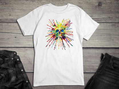 Splatter Skull T-Shirt