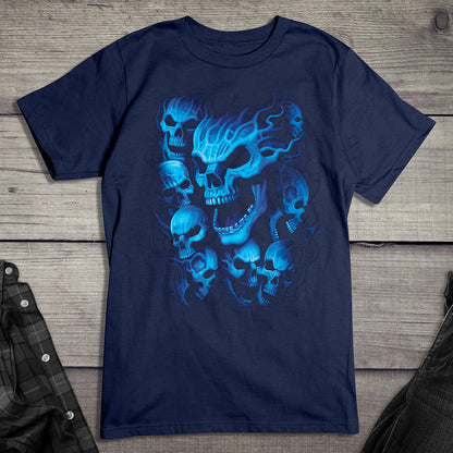 Blue Skulls T-Shirt