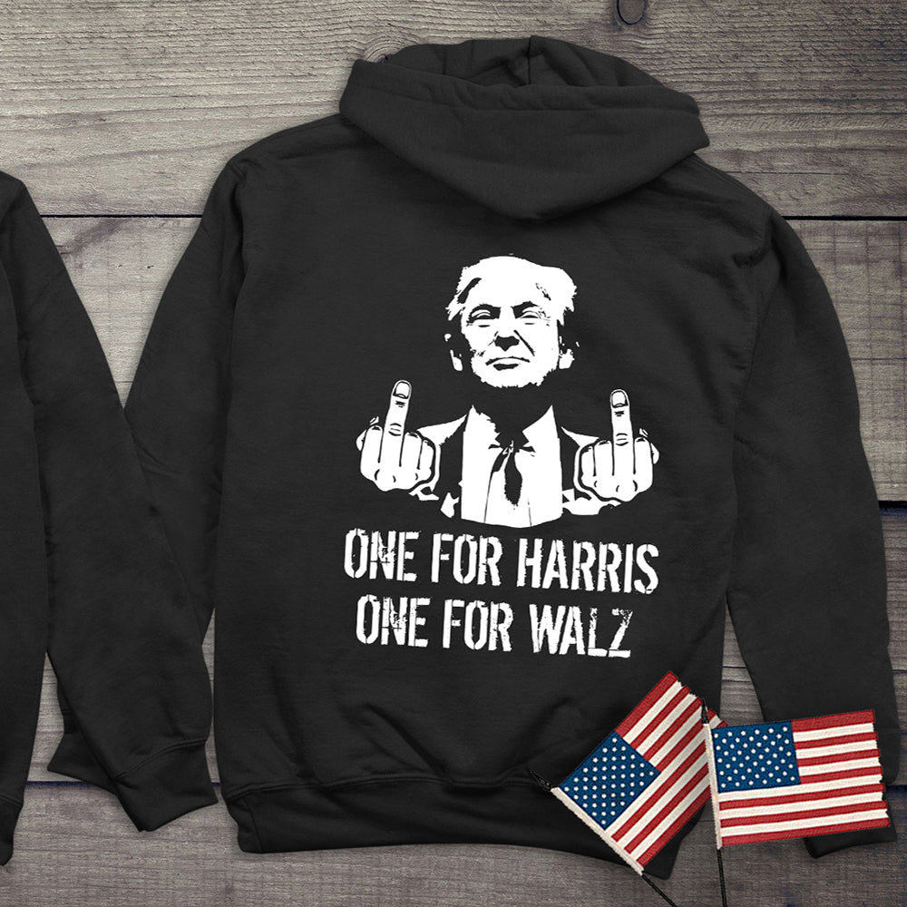 One For Harris With Crest Hoodie