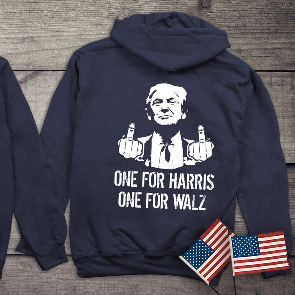 One For Harris With Crest Hoodie