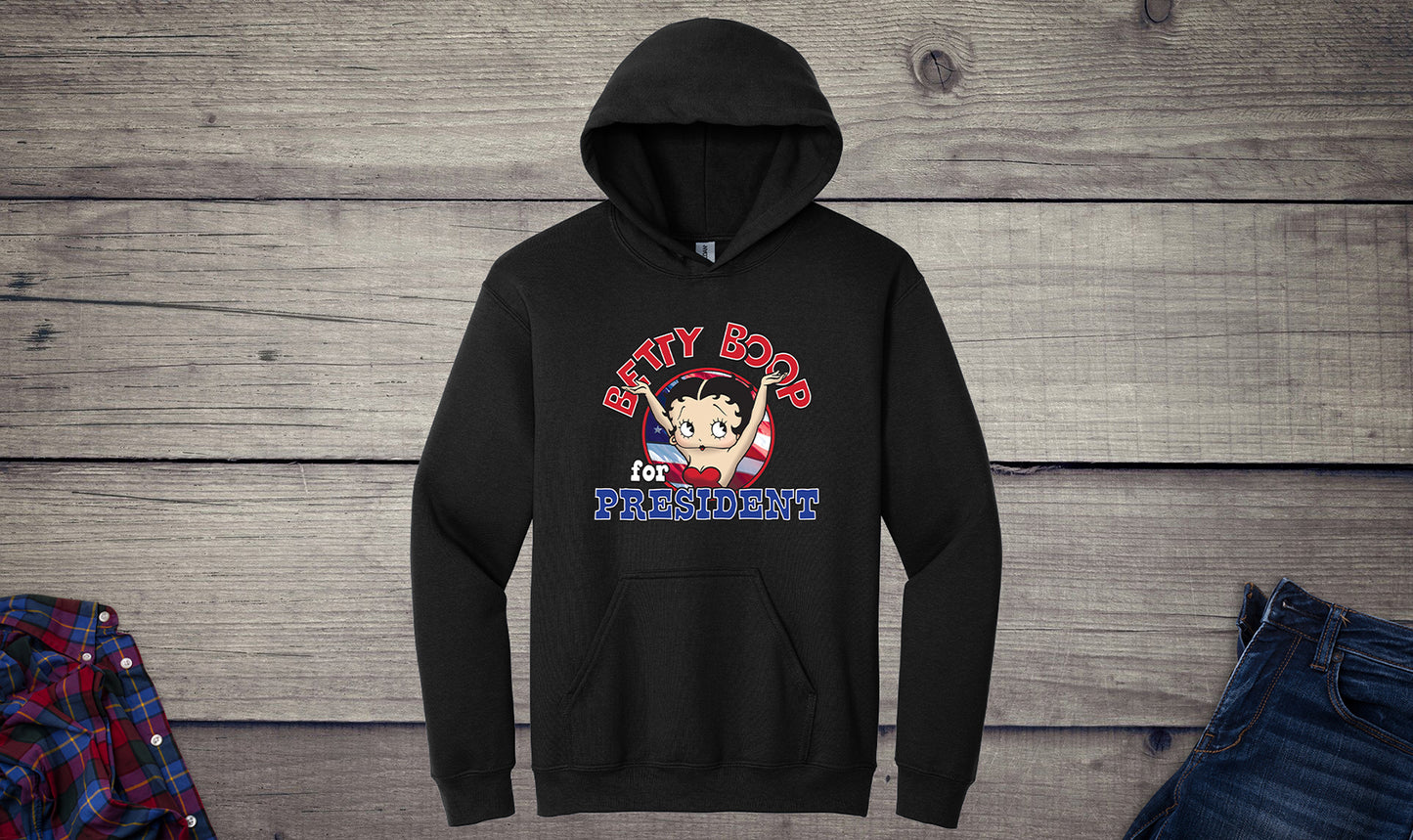 Betty Boop For President Hoodie