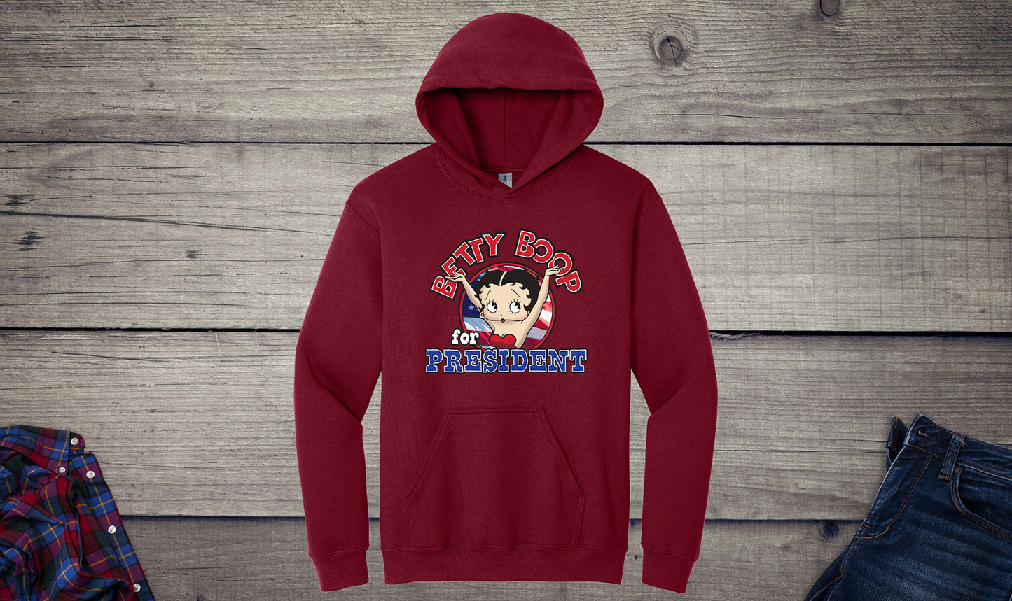 Betty Boop For President Hoodie