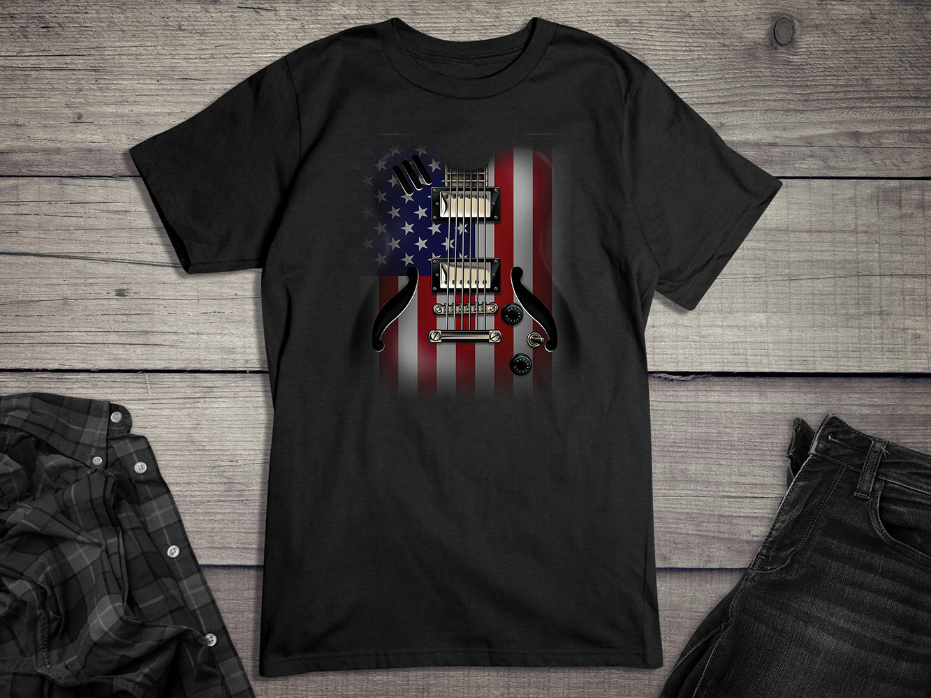 Flag Guitar T-Shirt