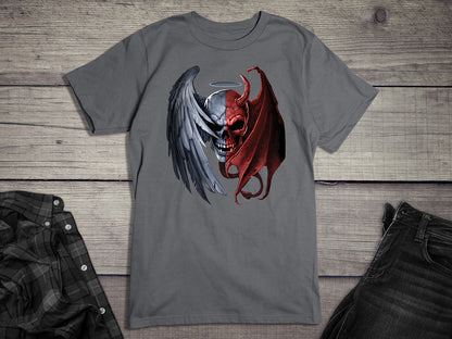 Heaven Hell Skull T-Shirt