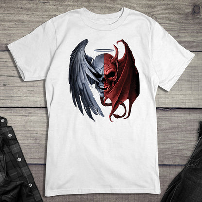 Heaven Hell Skull T-Shirt