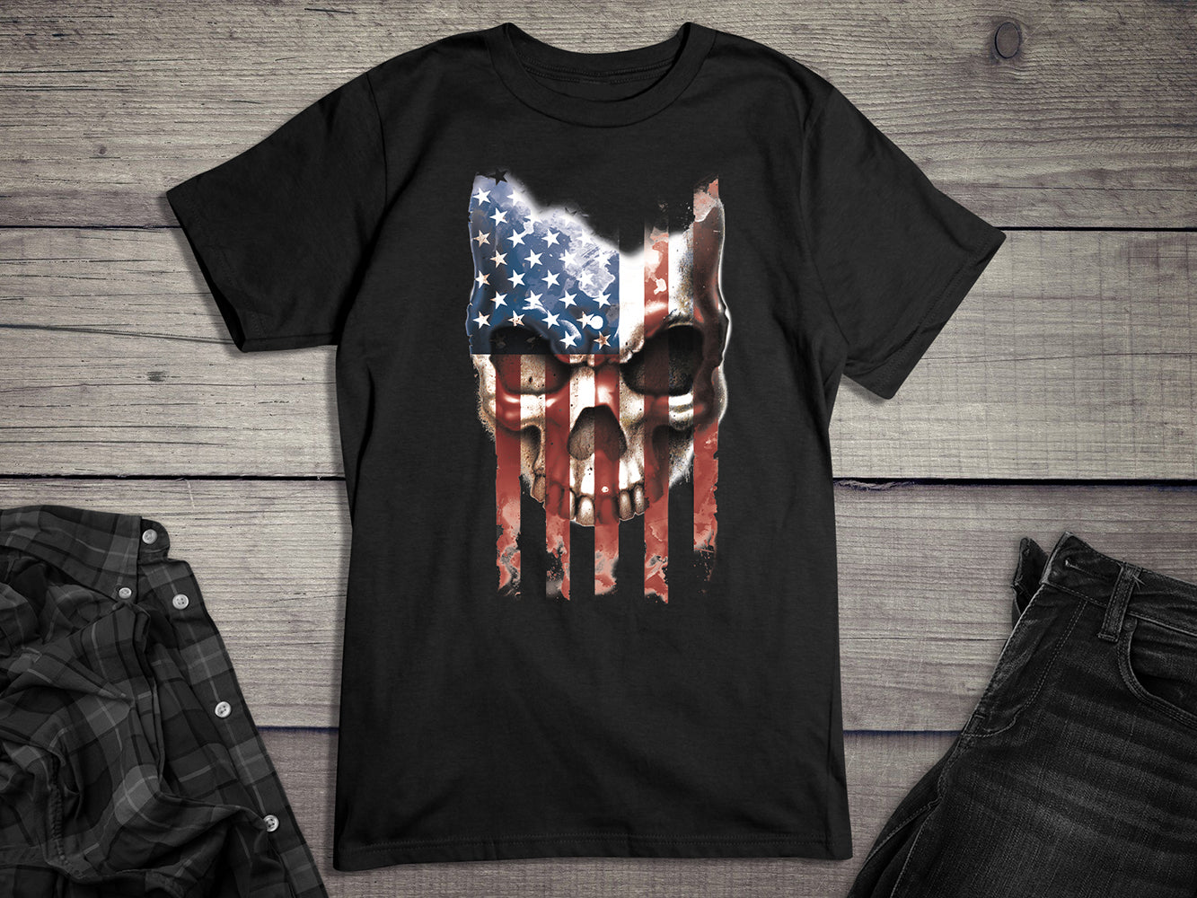 Flag Skull 2 T-Shirt