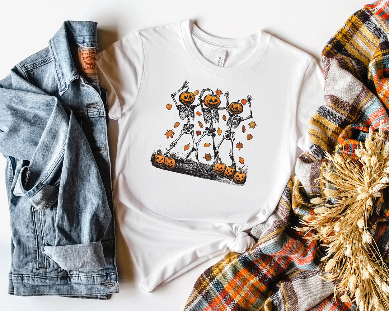 Pumpkin Skeletons T-Shirt