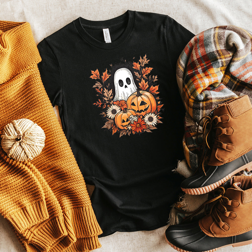 Jack O Lantern Ghost T-Shirt