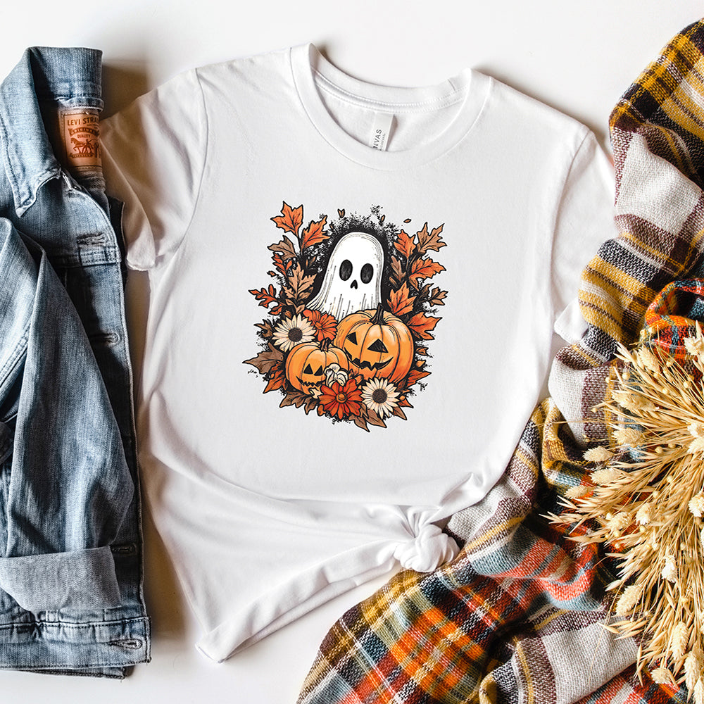 Jack O Lantern Ghost T-Shirt