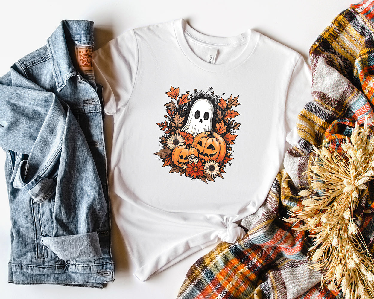 Jack O Lantern Ghost T-Shirt