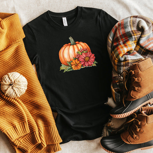 Pumpkin Flowers T-Shirt