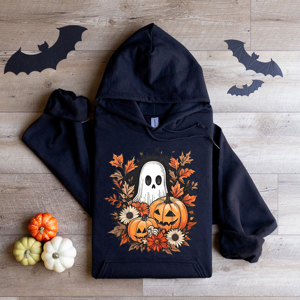 Jack O Lantern Ghost Hoodie