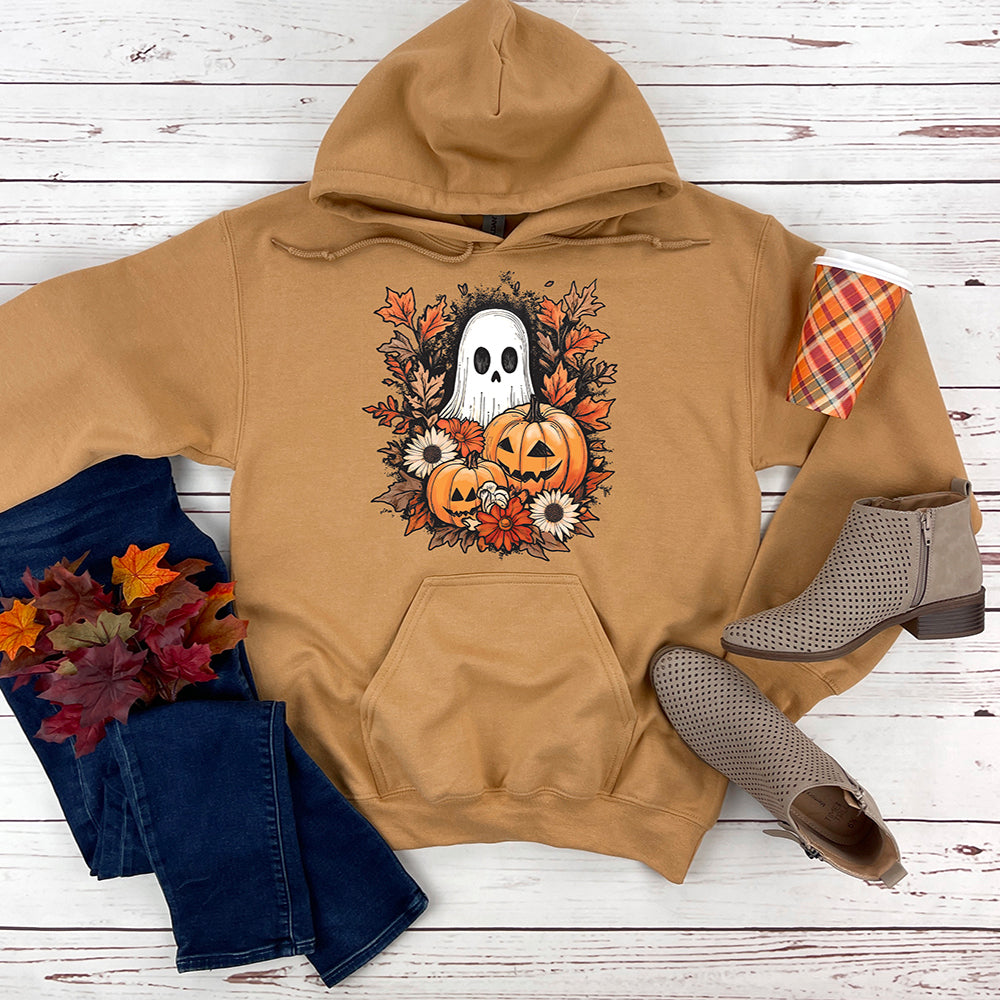 Jack O Lantern Ghost Hoodie