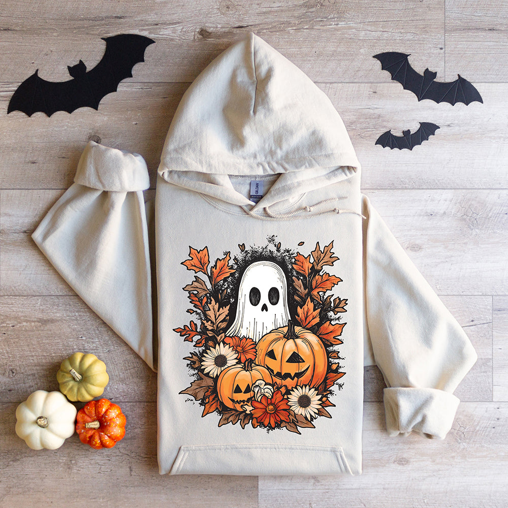 Jack O Lantern Ghost Hoodie