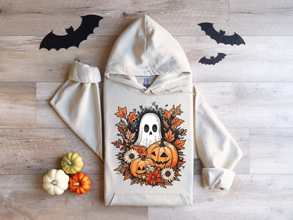 Jack O Lantern Ghost Hoodie