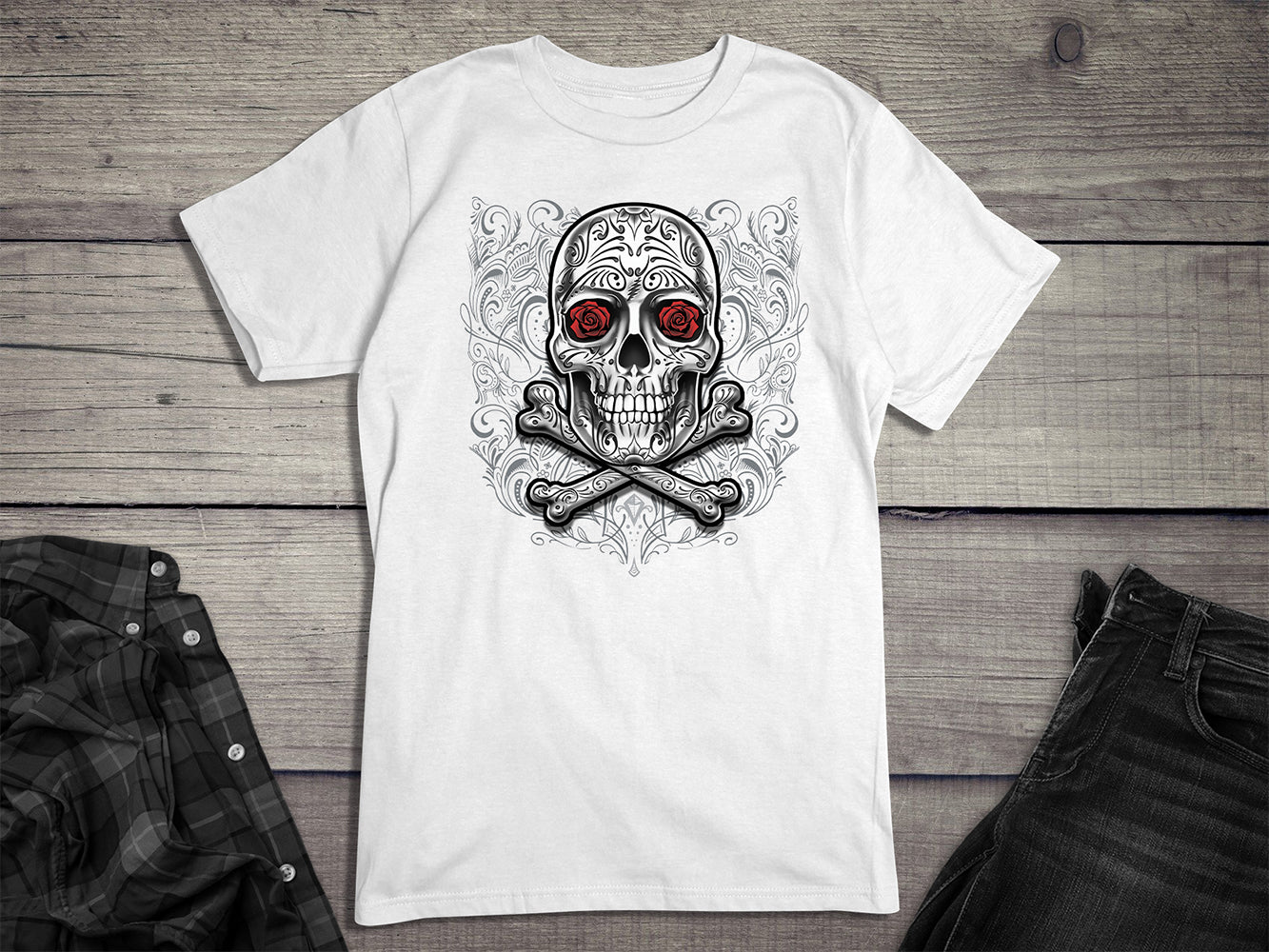 Rose Skull T-Shirt