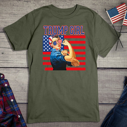 Trump Girl Flag T-Shirt