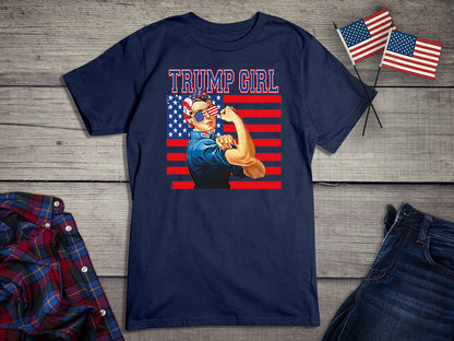 Trump Girl Flag T-Shirt