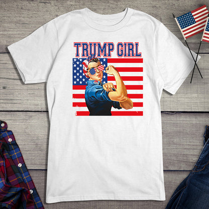 Trump Girl Flag T-Shirt