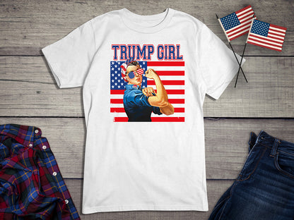 Trump Girl Flag T-Shirt